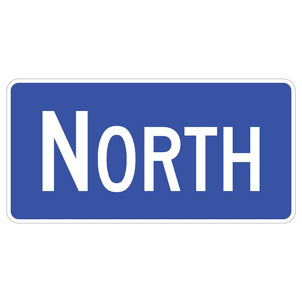 Sign Solutions Usa 18 in Height, 36 in Width, Aluminum, Horizontal Rectangle DUS08DWT3618M3-1INT - main